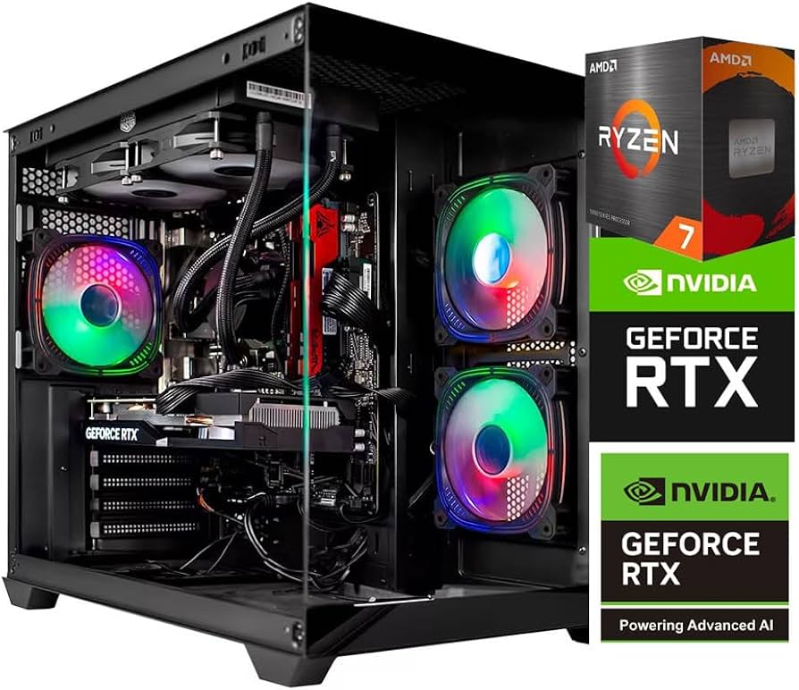 デスクトップPC Ryzen7 5700X RTX5060 PC Gamer Ryzen 7 5700X, RTX 5060 8GB, 16GB RAM, SSD NVMe 500GB